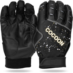 Gants de frappe de baseball en cuir de luxe avec paume renforcée, options personnalisables, design durable pour les frappeurs sérieux - Product Image 2