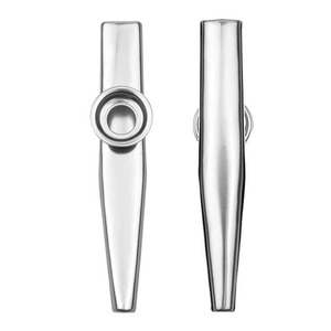 Kazoo en plastique argenté Midex KZ-25SL, instrument de musique à vent léger pour débutants, étudiants, éducation musicale et divertissement - Product Image 1