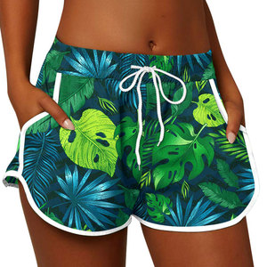 Custom Logo Printing Quick Dry <b>Women</b> Printing <b>Shorts</b> Breathable Outdoor Beach <b>Swim</b> Trunks Casual Sportswear - Product Image 1