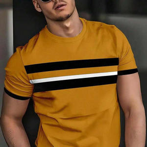 T-shirts en coton surdimensionnés pour hommes avec impression de logo personnalisé pour l'été Étiquettes de broderie personnalisées et marque OEM - Product Image 5