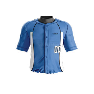 Customized Logo <b>Light</b> Weight Baseball Uniform Oversized Breathable Quick Dry 100% Polyester Sportswear for Adult Training OEM - Product Image 5