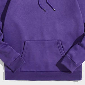 Classic Fit Men Basics pullover Hoodies Regular Fit Transpirable Logotipo personalizado Ropa de calle - Product Image 5