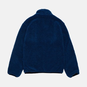 Reversible Sherpa Fleece Venta al por mayor Fur Streetwear Hip Hop Teddy Outdoor Winter casual stand collar zip up chaquetas de manga larga - Product Image 2