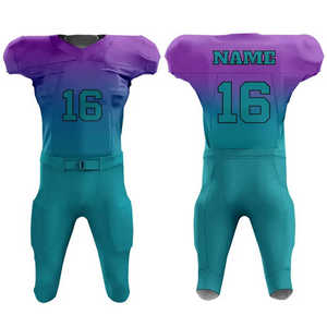 Maillots de football américain personnalisables Style jeunesse Design respirant à un prix Derniers uniformes - Product Image 3