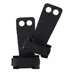 GAF Gym Fitness Gymnastics Poignées en fibre Protecteur de paume 3 trous Poignée en cuir pour hommes et femmes - Product Image 5