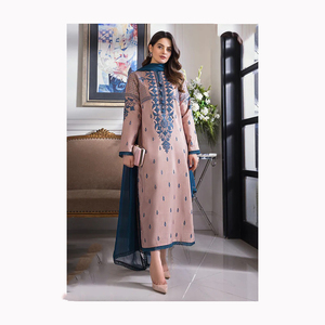 Traditional Indian Embroidered Salwar Kameez Dress 10 <b>Wedding</b> Flared <b>Trouser</b> Organza Dupatta <b>Suit</b> Pakistani Lehenga Choli Style - Product Image 5