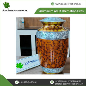 Urnas de cremación de aluminio para adultos, diseño personalizado y tamaño personalizado disponible, fabricante indio de la mejor calidad - Product Image 2