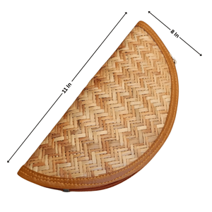"High Quality Handwoven Straw Bohemian Zipper Clutch <b>Bag</b> for Ladies <b>Summer</b> Casual Fashion" - Product Image 3