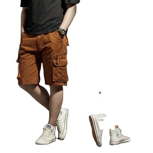 Pantalon court Cargo à la mode haut de gamme qualité basse quantité minimale de commande confortable dernier Design haut de gamme qualité supérieure fermeture éclair pour hommes - Product Image 4