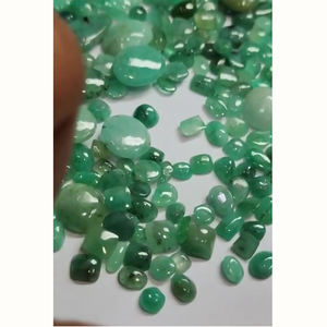 595ชิ้นสีเขียวมรกตสีเขียวธรรมชาติทรงกลม4มม. ถึง8มม. 305 CTS Lot iroc ขายพลอยคุณภาพปานกลาง CAB เรา $65สำหรับทุกคน - Product Image 3