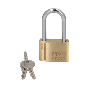 Lucchetto in ottone con anello lungo da 60 mm. - Product Image 3