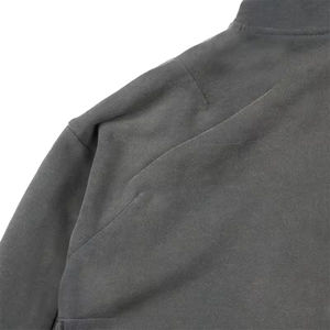 Nouveau Acide Lavé Goutte D'épaule Fermeture Éclair Hoodies 100% Coton Polaire Lourd Personnalisé Surdimensionné Hommes Zipper Hoodies Pour Hommes - Product Image 3
