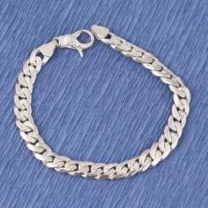 Bracelet tennis en argent sterling 925, chaîne de 0,75 mm, plaqué rhodium, pierre principale en diamant, matériaux en or rose 18 carats, breloque religieuse - Product Image 1