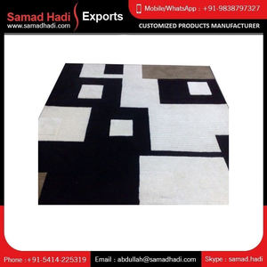 Venta caliente alfombras de lana hechas a mano de alto lujo fabricante local directo hecho a mano bordado algodón copetudo a mano venta - Product Image 6