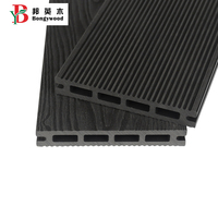 Plancher de balcon extérieur Matériaux WPC Decking composite gaufré 3D