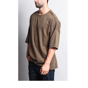 Manufacture Men's T Shirt High Quality <b>Blank</b> T Shirt 250 GSM Heavy <b>Weight</b> Print Logo T Shirt for OEM Service - Product Image 5