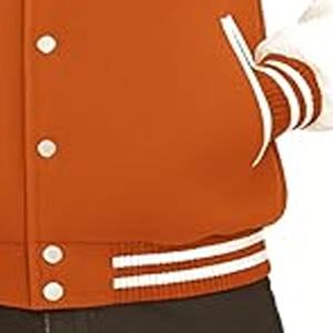 Streetwear Veste Varisty brodée de haute qualité Bomber d'hiver en cuir polaire Veste universitaire Letterman fabriquée par Dress Sports - Product Image 3