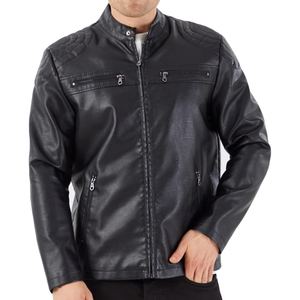 Chaqueta Clásica de Cuero de Oveja para Hombre, para Invierno - Product Image 1