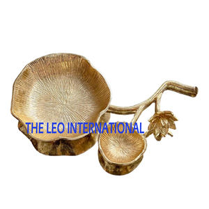 ชามชุบเงินทรงกลมทำจากโลหะสแตนเลสชามสำหรับตกแต่งบ้านที่ทันสมัยดูหรูหราขายดี - Product Image 2