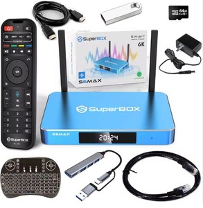 กล่องรับสัญญาณทีวี Brand New Superbox_S6 MAX รุ่นพรีเมียม ความจุ 4GB + 128GB - Product Image 1