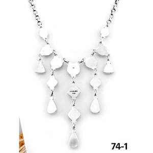 Collier artisanal du sud-ouest en argent sonorien et argent sterling, objet de collection culturel - Product Image 4