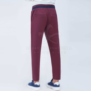 Logo personnalisé grande taille pour hommes vêtements de sport décontractés à séchage rapide écologique pantalon d'entraînement léger 100% coton taille moyenne pour - Product Image 2