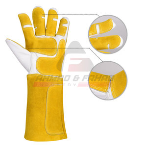Gants de protection de travail en cuir solide pour hommes Gants de soudage de sécurité pour l'extérieur Tarif de gros pour l'hiver - Product Image 5