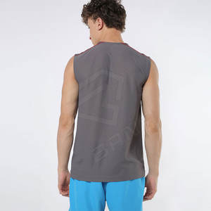 Camisetas sin mangas de entrenamiento para hombre, chaleco con tirantes de gimnasio de verano, Camiseta deportiva para correr, ropa de verano de talla grande, camiseta sin mangas - Product Image 2