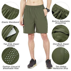 Short en maille mince respirant à séchage rapide coupe ample course à pied vêtements de sport Anti-rides basket-ball entraînement Fitness sport pour hommes - Product Image 6