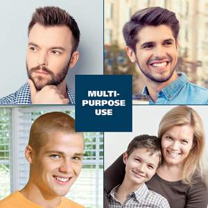 Cortadora de Pelo Eléctrica Blanca y Negra con Función de Doble Cuchilla - Product Image 3