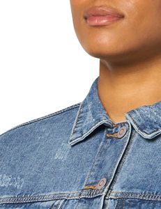2024 marque femmes décontracté réversible matelassé Denim veste régulière hiver manteau Polyester remplissage en gros mode automne hiver - Product Image 6