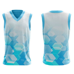 Camiseta de Baloncesto de Alta Demanda con su Propio Logotipo, 100% Poliéster, Sin Mangas, Servicio OEM Personalizado para la Venta - Product Image 1