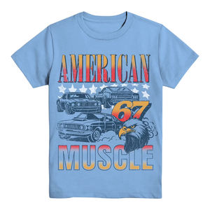 Camiseta unisex con cuello redondo, nuevo diseño, ropa informal, 100% algodón, ropa de verano, venta al por mayor, camisetas de sublimación para hombre - Product Image 1