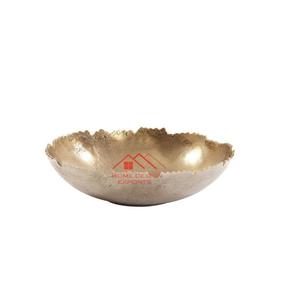 ชามโลหะสำหรับตกแต่งบนโต๊ะเครื่องครัวใช้ในบ้านโรงแรมร้านอาหารชามเซิร์ฟเวอร์สำเร็จรูปแบบโบราณชามโลหะดีไซน์ทันสมัย - Product Image 1