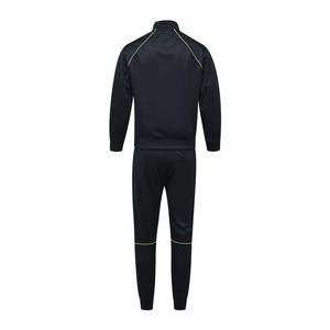 Simple <b>Black</b> Color Made 100% Cotton <b>Fabric</b> With Custom Logo And Size Winbaraker Top Quality Made Men Tracksuits - Product Image 4