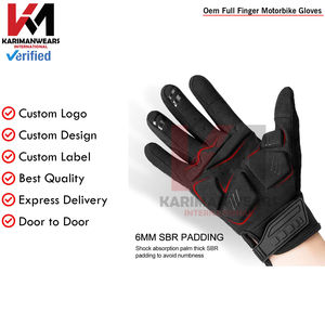 ถุงมือมอเตอร์ไซค์ ถุงมือขี่มอเตอร์ไซค์ ระบายอากาศ ป้องกันแรงกระแทก ถุงมือแบบเต็มนิ้ว ราคาขายส่งจากโรงงาน - Product Image 5