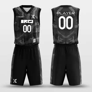 Uniforme de Baloncesto para Hombre al por Mayor, 100% Algodón, Costuras Reforzadas, Directo de Fábrica - Product Image 3