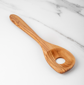 Cuchara para Risotto de Madera de Olivo Hecha a Mano, Ecológica, Sostenible, Diseño Vintage, Reciclable, Resistente al Calor - Product Image 1