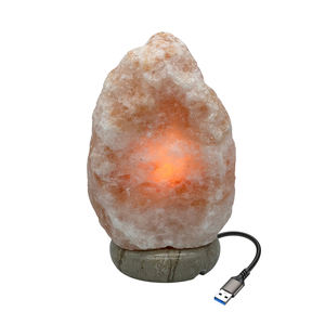 Lámpara de sal natural del Himalaya decorativa USB de alta calidad, decoración del hogar de buena venta a un precio razonable, elaborada por Usb - Product Image 4