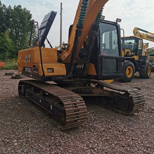 Excavatrice sur chenilles hydraulique compacte Sany SY155C de 15,5 tonnes, d'occasion et bien entretenue, en stock pour la construction - Product Image 2