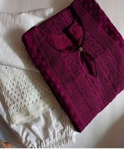 Conjunto de Salwar Dupatta de Seda, Algodón y Satén para Recepciones, con un Elegante Estampado Geométrico y Lujoso Trabajo en Piedras - Product Image 6