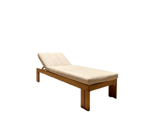 Modern Sun Lounge Made of Solid Teak Wood High Quality with Natural Finishing Waterproof Cushion for Outdoor Swimming Pool Use - Product Image 1