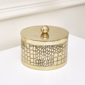 El más nuevo diseño de forma redonda de madera de roble hecho a mano de lujo Chapati Roti contenedor con pinzas de Metal accesorios de cocina Roti contenedor - Product Image 6