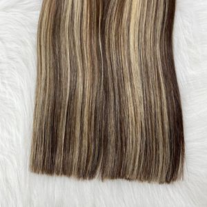 Pelo humano alineado con cutícula 100% al por mayor, trama lisa y cruda, color resaltado, sin enredos, sin desprendimiento, ondas de grado 8A agrupadas - Product Image 5