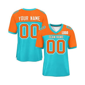 Camisetas deportivas personalizadas para jóvenes, camiseta de fútbol con logotipo de número de equipo y nombre impreso personalizado, opciones de talla grande - Product Image 5