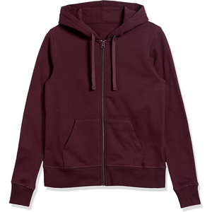 Sudaderas con capucha ajustadas con cremallera para mujer, sudaderas con cremallera teñidas lisas bordadas transpirables con tu propio logotipo para adultos - Product Image 6