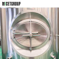 Fermenteur de brassage de bière 1000L isolé cuve de fermentation conique 10HL avec veste de contrôle de température et soupape de surpression