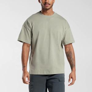 เสื้อยืดผ้าฝ้าย100% สำหรับผู้ชายเสื้อยืดโอเวอร์ไซส์พิมพ์ลายโอเวอร์ไซส์สำหรับผู้ชาย - Product Image 4