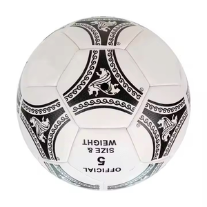 Ballon de football extérieur imprimé sur mesure taille 4/5 synthétique PU laminé taille officielle ballon de football fondu entraînement - Product Image 1