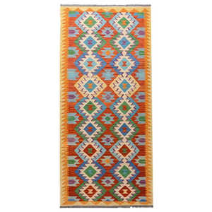 Alfombra Imaco Maimana Afganistán Kilim 302x81 cm Juego de Alfombras Tradicionales - Product Image 6